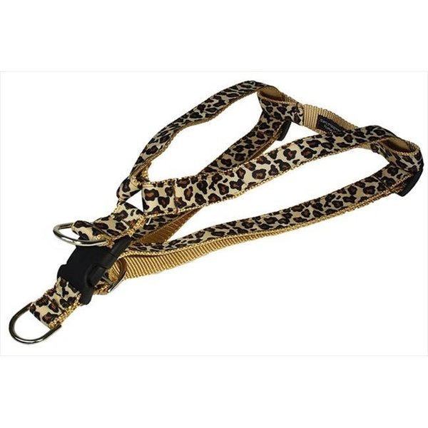 Fly Free Zone,Inc. Leopard Dog Harness; Natural - Large FL124401